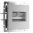 W1181106 Розетка двойная Ethernet RJ-45 (серебряный)