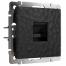W1281008 Розетка Ethernet RJ-45 (hammer черный)