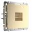 W1181010 Розетка Ethernet RJ-45 (шампань рифленый)