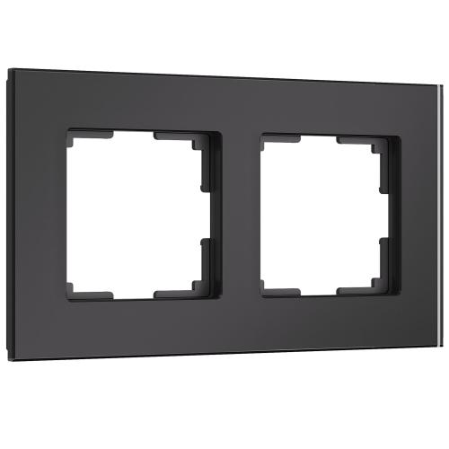 ramka-na-2-posta-senso-chernyy-steklo-soft-touch-w0023108-a064573-0001_0